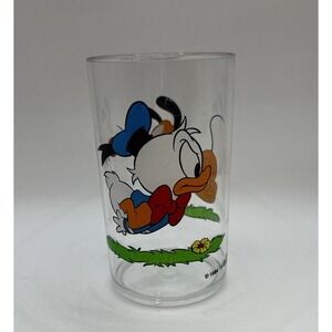 Vintage 1984 Disney Babies Pluto Donald Duck Toddler‎ Child's Plastic Cup 4.5"